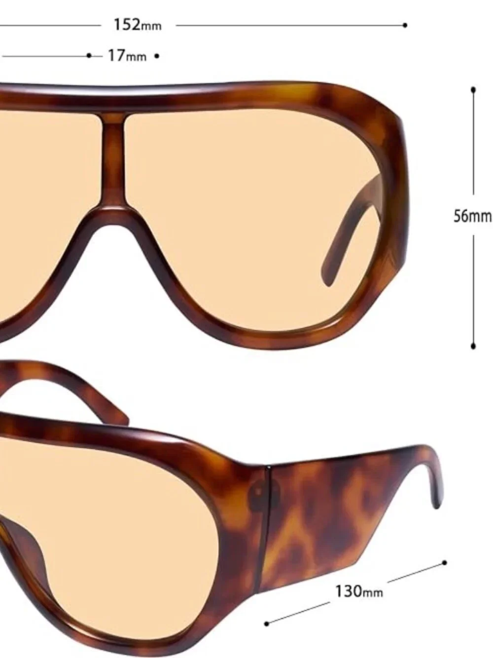 Trendy Oversized Sunglasses